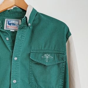 Vintage 90s Red Lodge Button-Down Shirt